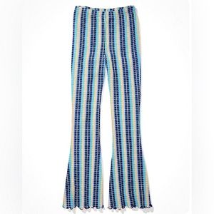 NWOT American Eagle flare striped pants